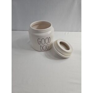 Rae Dunn Good Dog Ceramic Treat Jar Artisan Collection Canister‎